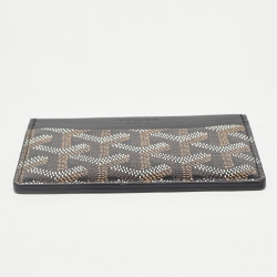 Goyard Black Goyardine Coated Canvas and Leather Saint Sulpice Card Holder