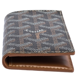 Goyard Black Goyardine Coated Canvas St. Marc Bifold Card Holder