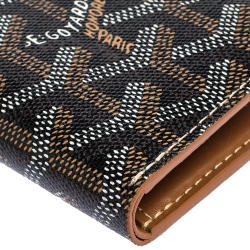 Goyard Black Goyardine Coated Canvas St. Marc Bifold Card Holder