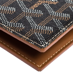 Goyard Black Goyardine Coated Canvas St. Marc Bifold Card Holder