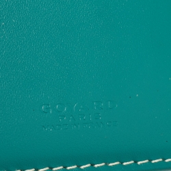 Goyard Green Goyardine Coated Canvas Saint Pierre Card Holder
