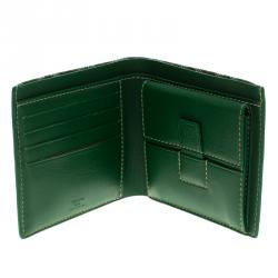 GOYARD Goyardine Wallet Green 93338