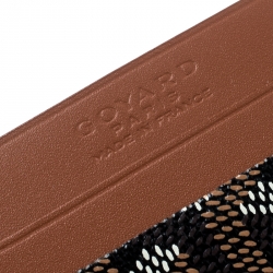 Pre Owned Goyard Brown Goyardine Coated Canvas Saint Sulpice Card Holder