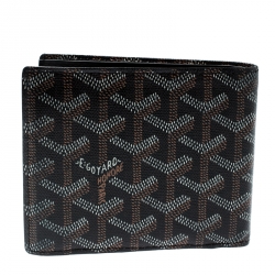 Goyard Brown/White Coated Canvas Victoire Bifold Wallet