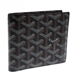 Goyard Brown/White Coated Canvas Victoire Bifold Wallet