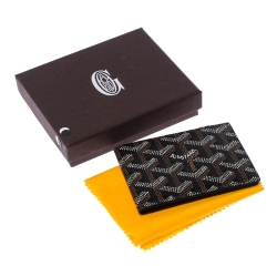 Pre Owned Goyard Brown Goyardine Coated Canvas Victoire Wallet