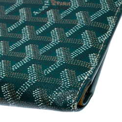 Goyard Green Coated Canvas Victoire Bifold Wallet