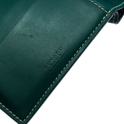 Goyard Green Coated Canvas Victoire Bifold Wallet