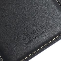 Pre Owned Goyard Grey Goyardine Coated Canvas St. Marc Bifold Card Holder