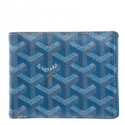 Leather wallet Goyard Blue in Leather - 34055005