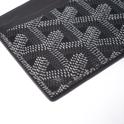 مملوكة مسبقًا حافظة بطاقات غويارد سان سولبيس كانفاس مقوى نقوش غوياردين رصاصي