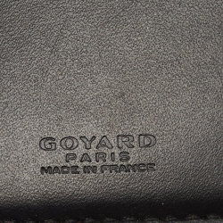 Pre Owned Goyard Brown Goyardine Coated Canvas Saint Pierre Bifold Card Holder