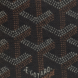 Pre Owned Goyard Brown Goyardine Coated Canvas Saint Pierre Bifold Card Holder