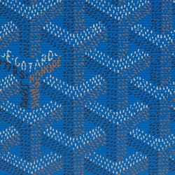 Goyard Blue Goyardine Coated Canvas Victoire Bifold Wallet