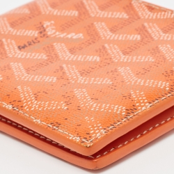 Goyard Orange Goyardine Coated Canvas Victoire Bifold Wallet