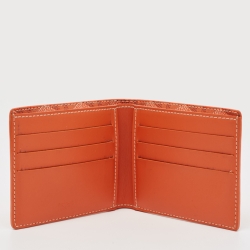 Goyard Orange Goyardine Coated Canvas Victoire Bifold Wallet