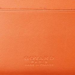 Goyard Orange Goyardine Coated Canvas Victoire Bifold Wallet