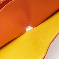 Goyard Orange Goyardine Coated Canvas Victoire Bifold Wallet