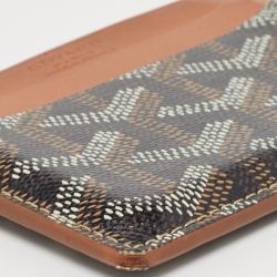 Goyard Brown Goyardine Coated Canvas Saint Sulpice Card Holder