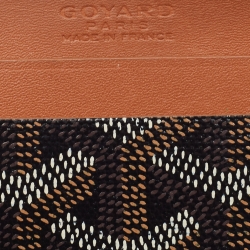 Goyard Brown Goyardine Coated Canvas Saint Sulpice Card Holder