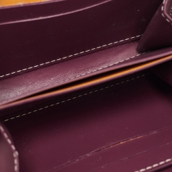 Goyard Burgundy Goyardine Coated Canvas and Leather Matignon PM Wallet