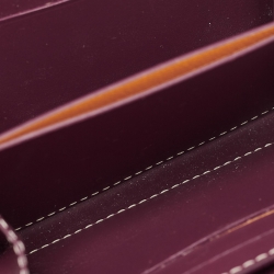 Goyard Burgundy Goyardine Coated Canvas and Leather Matignon PM Wallet
