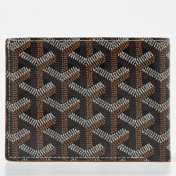 Goyard Brown Goyardine Coated Canvas Victoire Bifold Wallet