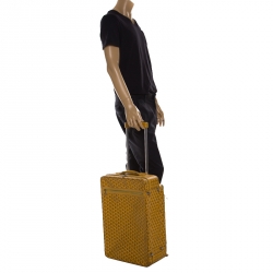 Goyard Mustard Coated Canvas PM Trolley 