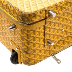 Goyard Mustard Coated Canvas PM Trolley 
