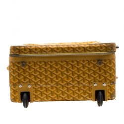 Goyard Mustard Coated Canvas PM Trolley 