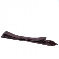 Pre Owned Gucci Burgundy Guccissima Silk Jacquard Tie