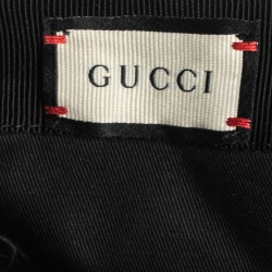 مملوكة مسبقًا Gucci Black GG Canvas Baseball Cap