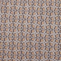 مملوكة مسبقًا رباطة عنق غوتشي حرير بطبع بيج