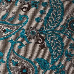 مملوكة مسبقًا Gucci Blue Paisley Print Silk Tie