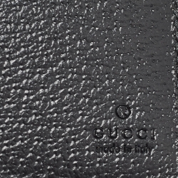 Pre Owned Gucci Black Leather Animalier Bifold Compact Wallet