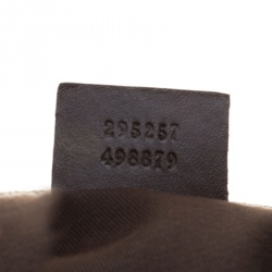 Pre Owned Gucci Beige/Brown GG Supreme Canvas Small Flat Messenger Bag