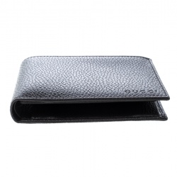 Pre Owned Gucci Dark Brown Grain Leather Bifold Wallet