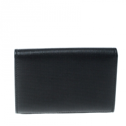 Gucci Black Textured Leather Card Case