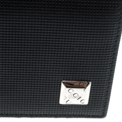 Gucci Black Textured Leather Card Case