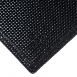 Gucci Black Textured Leather Card Case