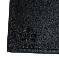 Gucci Beige/Black GG Supreme Canvas Bifold Continental Wallet
