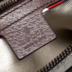 Gucci Beige GG Supreme Canvas and Leather Courrier Messenger Bag