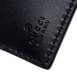 Gucci Navy Blue Guccissima Leather Bifold Wallet