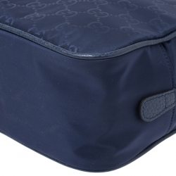 Gucci Blue GG Nylon Toiletry Pouch