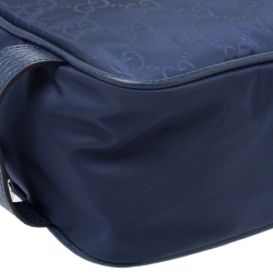 Gucci Blue GG Nylon Toiletry Pouch