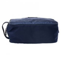 Gucci Blue GG Nylon Toiletry Pouch