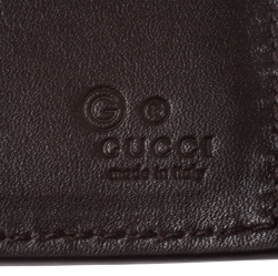 Gucci Dark Brown Microguccissima Leather Bifold Wallet