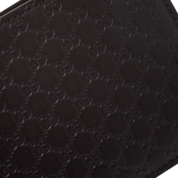 Gucci Dark Brown Microguccissima Leather Bifold Wallet