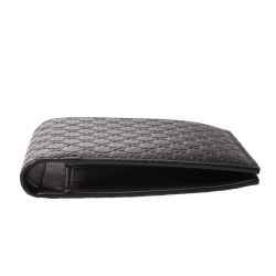Gucci Dark Brown Microguccissima Leather Bifold Wallet