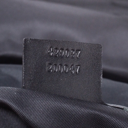 Gucci Black Mesh Fabric Hollywood Embroidered Backpack